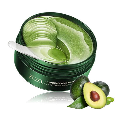 Avocado Eye Mask 60 Piece Eye Brightening Patch Is Suitable for Dark Circles and Puffiness, Moisturizing and Nourishing Eye Care Facial Mask, Reducing Wrinkles, Relieving Stress and Improving Dry Eye Skin Halloween Gift