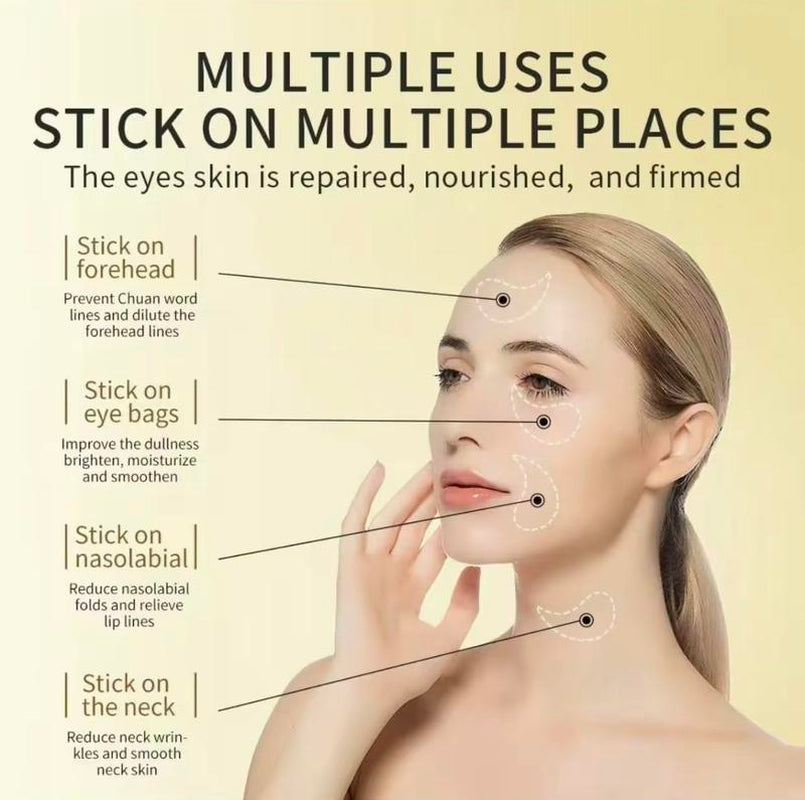 Avocado Eye Mask 60 Piece Eye Brightening Patch Is Suitable for Dark Circles and Puffiness, Moisturizing and Nourishing Eye Care Facial Mask, Reducing Wrinkles, Relieving Stress and Improving Dry Eye Skin Halloween Gift